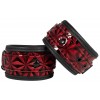 Купить Красно-черные поножи Luxury Ankle Cuffs код товара: OU342BUR/Арт.192214. Онлайн секс-шоп в СПб - EroticOasis 