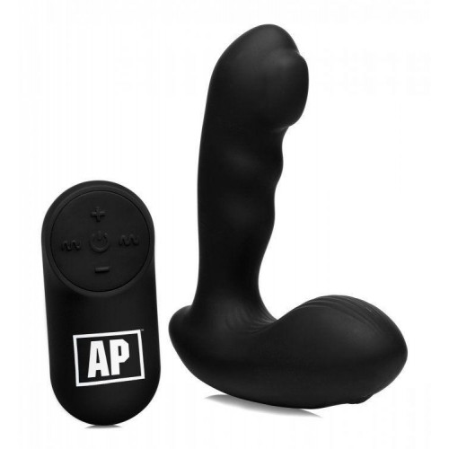 Купить Черный стимулятор простаты Alpha-Pro 7X P-Milker Silicone Prostate Stimulator with Milking Bead код товара: AG151/Арт.192229. Секс-шоп в СПб - EROTICOASIS | Интим товары для взрослых 