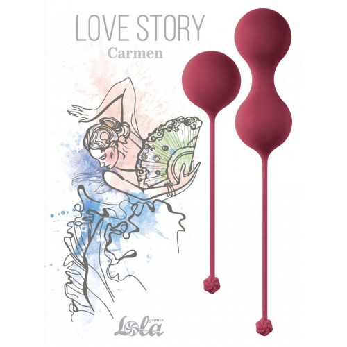 Фото товара: Набор бордовых вагинальных шариков Love Story Carmen, код товара: 3011-02lola/Арт.192278, номер 3