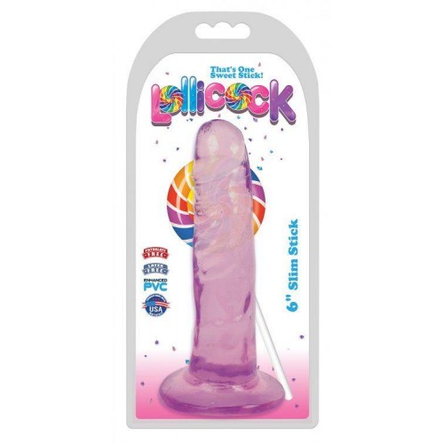 Фото товара: Фиолетовый фаллоимитатор Slim Stick Dildo - 15,2 см., код товара: AF798-Grape/Арт.192287, номер 1