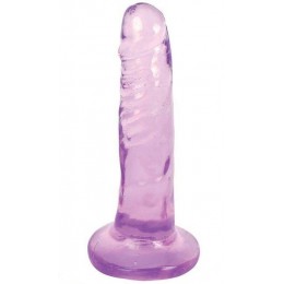 Фиолетовый фаллоимитатор Slim Stick Dildo - 15,2 см.