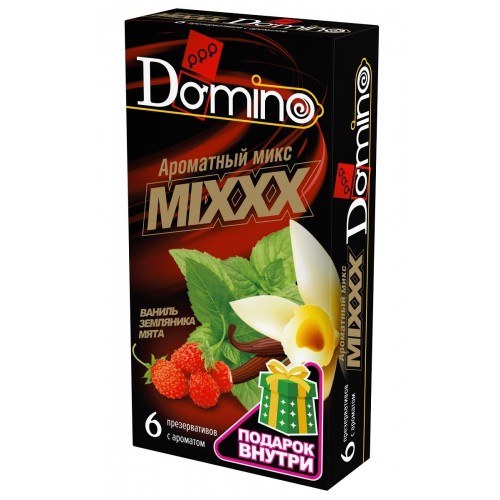 Купить Ароматизированные презервативы DOMINO  Ароматный микс  - 6 шт. код товара: DOMINO "Ароматный микс" №6/Арт.201455. Секс-шоп в СПб - EROTICOASIS | Интим товары для взрослых 