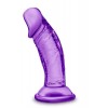 Фото товара: Фиолетовый фаллоимитатор на присоске SWEET N SMALL 4INCH DILDO - 11,4 см., код товара: BL-13621/Арт.201818, номер 1