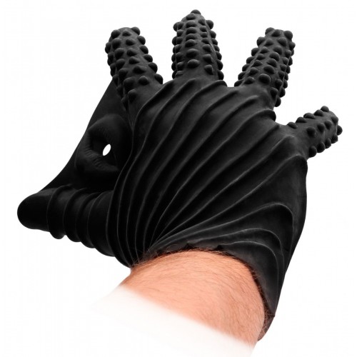 Купить Черная стимулирующая перчатка-мастурбатор Masturbation Glove код товара: FST003BLK/Арт.204488. Секс-шоп в СПб - EROTICOASIS | Интим товары для взрослых 