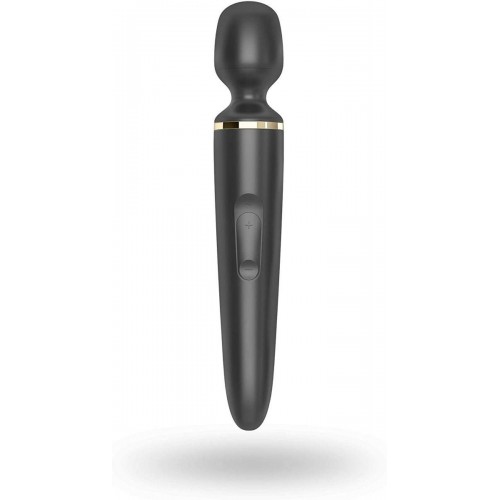 Фото товара: Черный вибратор Satisfyer Wand-er Woman, код товара: 4001203/Арт.204719, номер 1