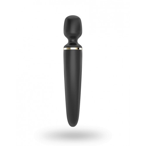 Фото товара: Черный вибратор Satisfyer Wand-er Woman, код товара: 4001203/Арт.204719, номер 2