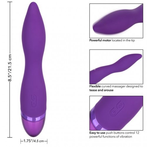 Фото товара: Фиолетовый вибромассажер Aura Wand - 21,5 см., код товара: SE-0735-35-3 / Арт.206676, номер 2