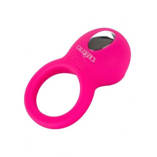 Фото товара: Ярко-розовое эрекционное кольцо Silicone Rechargeable Teasing Tongue Enhancer, код товара: SE-1841-70-3/Арт.206680, номер 5