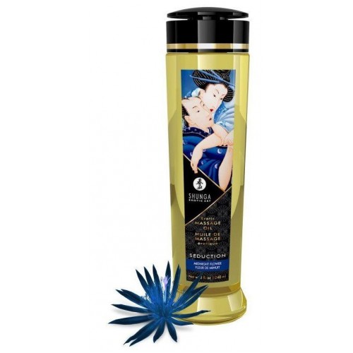Фото товара: Массажное масло с ароматом ночных цветов Seduction - 240 мл., код товара: 1219/Арт.209147, номер 1
