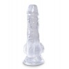 Фото товара: Прозрачный фаллоимитатор King Cock Clear 5  Cock with Balls - 15,2 см., код товара: PD5751-20/Арт.209238, номер 1