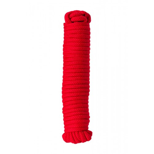 Фото товара: Красная текстильная веревка для бондажа - 1 м., код товара: 690209/Арт.210376, номер 1