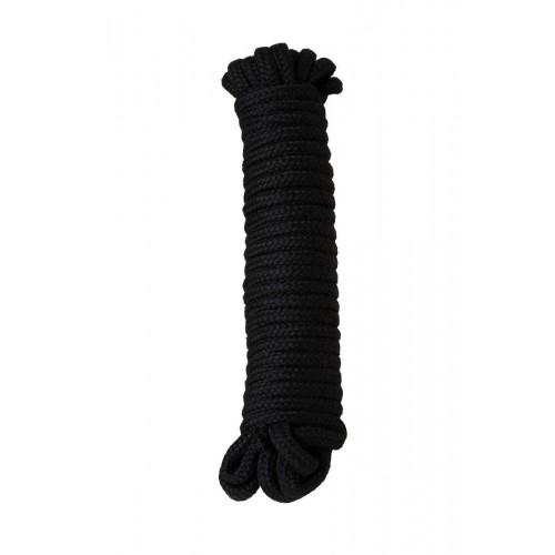 Фото товара: Черная текстильная веревка для бондажа - 1 м., код товара: 690210/Арт.210383, номер 1