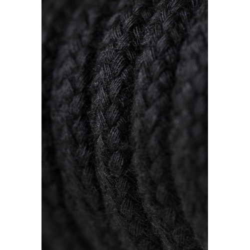 Фото товара: Черная текстильная веревка для бондажа - 1 м., код товара: 690210/Арт.210383, номер 6