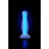 Фото товара: Голубая, светящаяся в темноте анальная втулка Namor Glow - 12,5 см., код товара: 873007/Арт.210484, номер 10