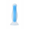 Фото товара: Голубая, светящаяся в темноте анальная втулка Namor Glow - 12,5 см., код товара: 873007/Арт.210484, номер 2