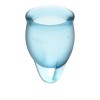 Фото товара: Набор голубых менструальных чаш Feel confident Menstrual Cup, код товара: 4002026/Арт.210706, номер 2