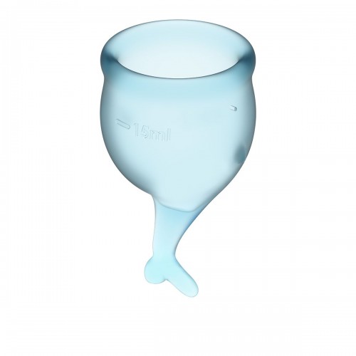 Фото товара: Набор голубых менструальных чаш Feel secure Menstrual Cup, код товара: 4002231 / Арт.210713, номер 1