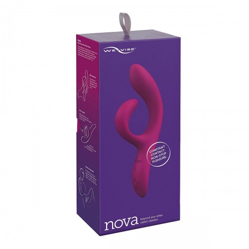Фото товара: Фиолетовый вибратор-кролик We-Vibe Nova 2 - 20,5 см., код товара: SNNASGX/Арт.212090, номер 10