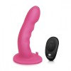 Купить Розовый ребристый вибрострапон Pegasus - 14 см. код товара: PEG-004/Арт.213267. Онлайн секс-шоп в СПб - EroticOasis 
