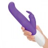 Купить Фиолетовый G-стимулятор с клиторальным отростком - 24 см. код товара: RR-004-PUR/Арт.213276. Онлайн секс-шоп в СПб - EroticOasis 