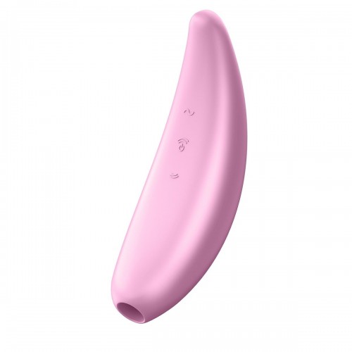 Купить Розовый вакуум-волновой стимулятор Satisfyer Curvy 3+ код товара: 4001890/Арт.213940. Секс-шоп в СПб - EROTICOASIS | Интим товары для взрослых 