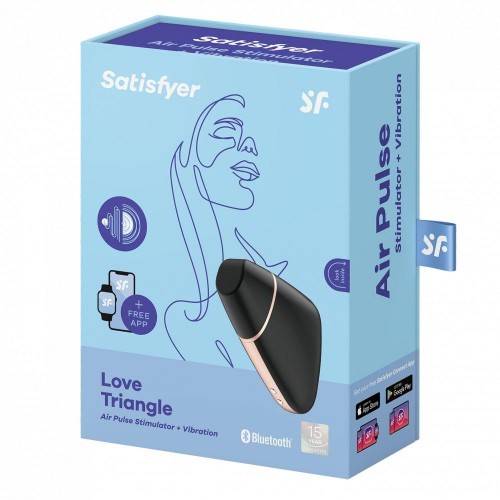 Фото товара: Черный вакуум-волновой вибростимулятор Satisfyer Love Triangle, код товара: 4001784/Арт.213941, номер 6