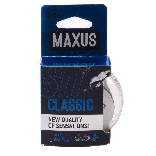 Купить Классические презервативы в пластиковом кейсе MAXUS AIR Classic - 3 шт. код товара: MAXUS AIR Classic №3/Арт.214501. Секс-шоп в СПб - EROTICOASIS | Интим товары для взрослых 