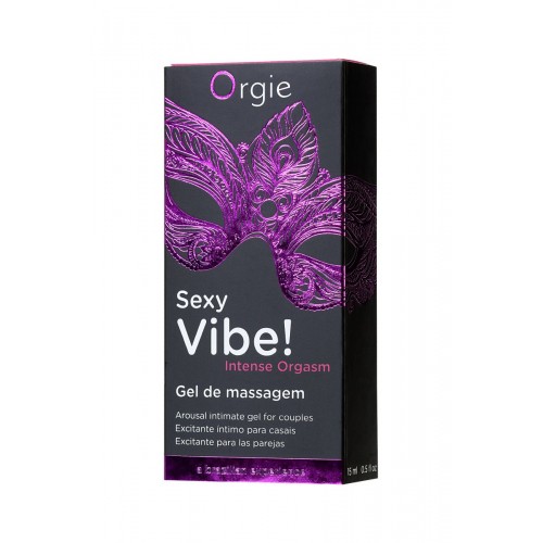 Фото товара: Гель для массажа ORGIE Sexy Vibe Intense Orgasm - 15 мл., код товара: 21227/Арт.215508, номер 5