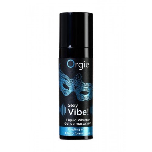 Купить Гель для массажа ORGIE Sexy Vibe Liquid Vibrator с эффектом вибрации - 15 мл. код товара: 21197/Арт.215509. Секс-шоп в СПб - EROTICOASIS | Интим товары для взрослых 