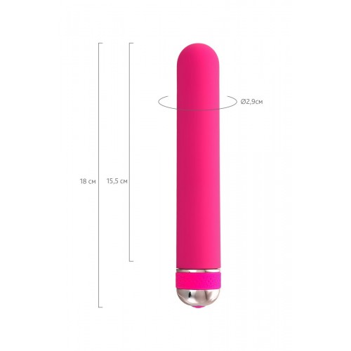 Фото товара: Розовый нереалистичный вибратор Mastick - 18 см., код товара: 761055/Арт.217585, номер 8