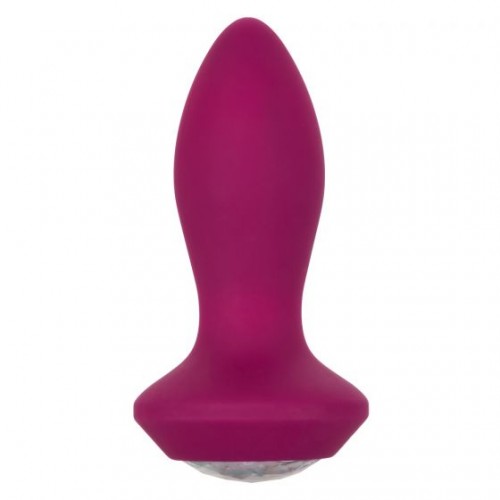 Купить Фиолетовая анальная вибропробка с кристаллом Vibrating Petite Crystal Probe - 9,5 см. код товара: SE-0385-07-3/Арт.218382. Секс-шоп в СПб - EROTICOASIS | Интим товары для взрослых 