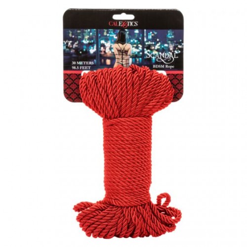 Фото товара: Красная веревка для связывания BDSM Rope - 30 м., код товара: SE-2711-97-2/Арт.218426, номер 1
