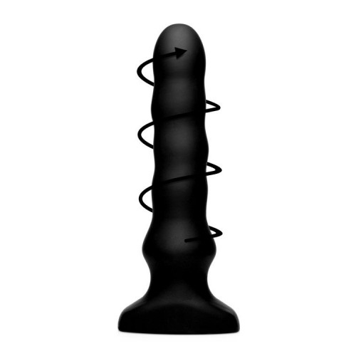 Купить Черный вибратор с волнообразным движением Silicone Vibrating & Squirming Plug with Remote Control - 19,5 см. код товара: AF947 / Арт.218842. Секс-шоп в СПб - EROTICOASIS | Интим товары для взрослых 