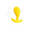 Фото товара: Желтая анальная втулка Blob - 5,5 см., код товара: 357019/Арт.219561, номер 6
