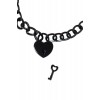 Фото товара: Черный ошейник Embrace с ключиком, код товара: 1093-02lola/Арт.219976, номер 1