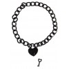 Купить Черный ошейник Embrace с ключиком код товара: 1093-02lola/Арт.219976. Онлайн секс-шоп в СПб - EroticOasis 