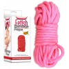 Фото товара: Розовая верёвка для любовных игр - 10 м., код товара: FT-001A-03 pink/Арт.220409, номер 1