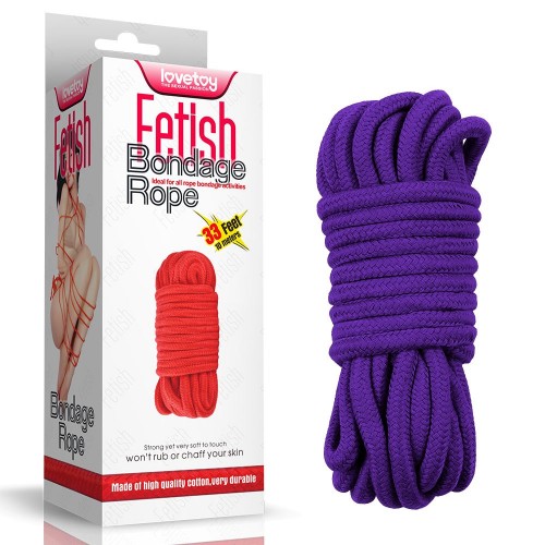 Фото товара: Фиолетовая верёвка для любовных игр - 10 м., код товара: FT-001A-03 purple/Арт.220417, номер 1