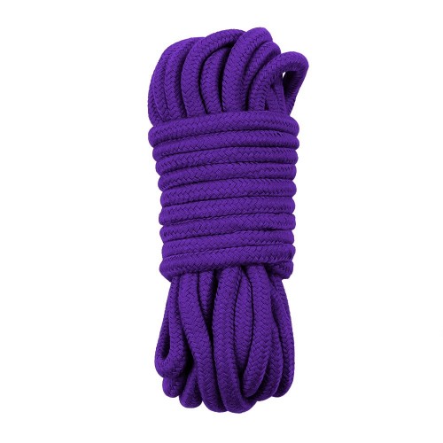 Купить Фиолетовая верёвка для любовных игр - 10 м. код товара: FT-001A-03 purple/Арт.220417. Секс-шоп в СПб - EROTICOASIS | Интим товары для взрослых 