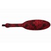 Фото товара: Красная овальная шлепалка с цветочным принтом - 35,5 см., код товара: 911-36 BX DD/Арт.221802, номер 2