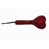 Фото товара: Красная шлепалка-сердечко с цветочным принтом - 28 см., код товара: 911-37 BX DD/Арт.221803, номер 2