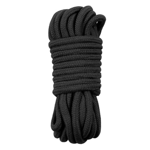 Купить Черная верёвка для любовных игр - 10 м. код товара: FT-001A-03 black/Арт.221824. Секс-шоп в СПб - EROTICOASIS | Интим товары для взрослых 