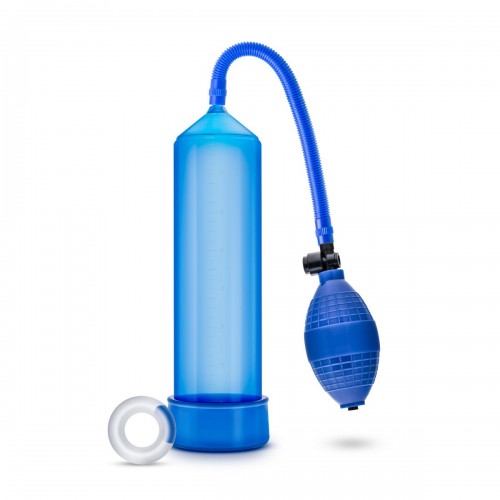 Фото товара: Синяя ручная вакуумная помпа Male Enhancement Pump, код товара: BL-01102 / Арт.222017, номер 1