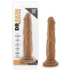 Фото товара: Кофейный фаллоимитатор без мошонки Dr. Skin Realistic Cock Basic 7.5 - 19 см., код товара: BL-26117/Арт.222529, номер 2