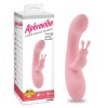 Фото товара: Нежно-розовый вибратор со стимулятором клитора Jumping Rabbit Vibrator - 19,5 см., код товара: CN-511051390 / Арт.222914, номер 1