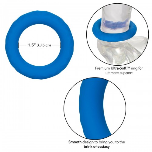 Фото товара: Синее эрекционное кольцо Link Up Ultra-Soft Max, код товара: SE-1349-30-3 / Арт.223440, номер 3
