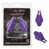 Фото товара: Фиолетовые виброзажимы для сосков Nipple Play Rechargeable Nipplettes, код товара: SE-2589-55-2 / Арт.223460, номер 1