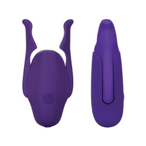 Фото товара: Фиолетовые виброзажимы для сосков Nipple Play Rechargeable Nipplettes, код товара: SE-2589-55-2 / Арт.223460, номер 2