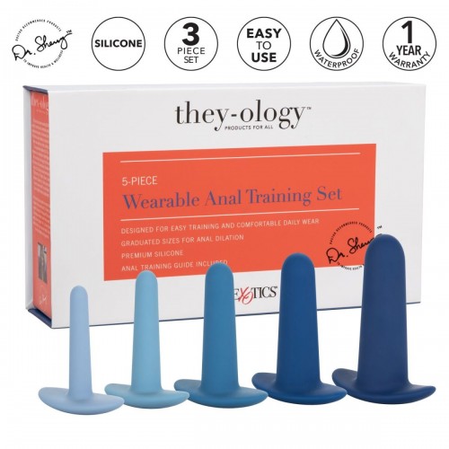 Фото товара: Набор из 5 анальных расширителей They-ology 5-Piece Wearable Anal Training Set, код товара: SE-1339-30-3/Арт.223474, номер 2