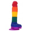 Купить Разноцветный фаллоимитатор-реалистик COLOURFUL DILDO - 20 см. код товара: 21693 / Арт.223541. Секс-шоп в СПб - EROTICOASIS | Интим товары для взрослых 